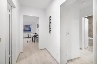 Grundriss der Unterkunft Work & Stay Apartment mit Balkon in Bergkamen