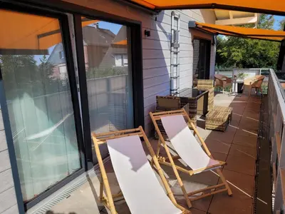 Grundriss der Unterkunft Penthouse-Apartment AM KORNFELD