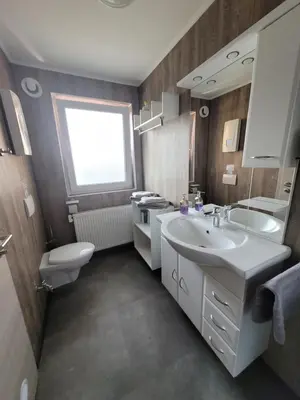 Ein Badezimmer in der Unterkunft Penthouse-Apartment AM KORNFELD