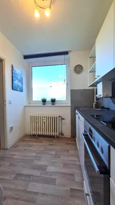Küche/Küchenzeile in der Unterkunft Perfect Apartment in Unna close to Dortmund