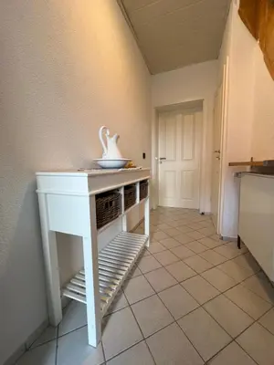Küche/Küchenzeile in der Unterkunft Auszeit im Pott - Ferienwohnung Lavendel