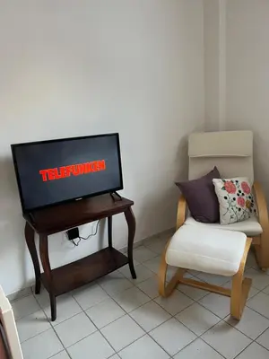 TV/Unterhaltungsangebot in der Unterkunft Auszeit im Pott - Ferienwohnung Lavendel