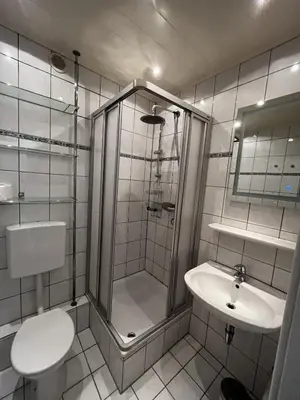 Ein Badezimmer in der Unterkunft Urban Living on Worringer