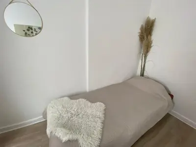 Ein Bett oder Betten in einem Zimmer der Unterkunft Appartement Nähe City