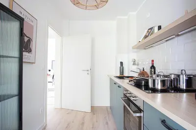 Küche/Küchenzeile in der Unterkunft HOMEFY - Feel Good Apartment