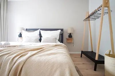 Ein Bett oder Betten in einem Zimmer der Unterkunft HOMEFY - Feel Good Apartment