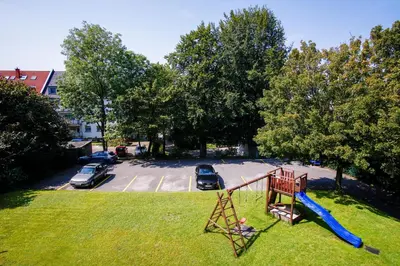 Ein Kinderspielbereich in der Unterkunft HOMEFY - Feel Good Apartment