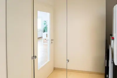 Grundriss der Unterkunft TOP! Gemütliches Studio-Apartment zentral, WLAN, Küche