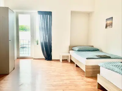Ein Bett oder Betten in einem Zimmer der Unterkunft Chic Apartments Hagen