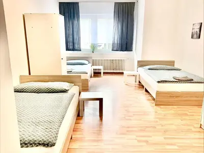 Ein Bett oder Betten in einem Zimmer der Unterkunft Chic Apartments Hagen