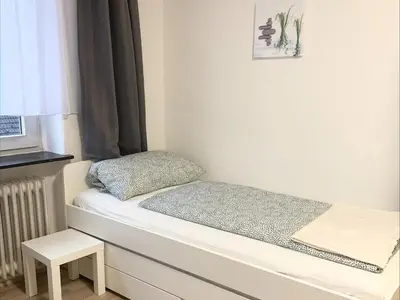 Ein Bett oder Betten in einem Zimmer der Unterkunft Chic Apartments Hagen