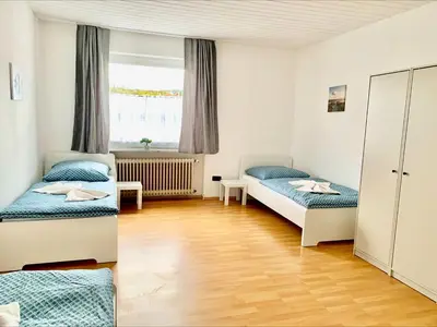 Ein Bett oder Betten in einem Zimmer der Unterkunft Chic Apartments Hagen
