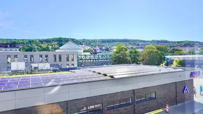 Das Gebäude in dem sich die Ferienwohnung befindet