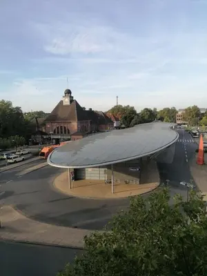 Das Gebäude in dem sich die Ferienwohnung befindet