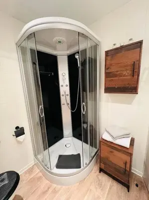 Ein Badezimmer in der Unterkunft Das Bergherz Ruhe + Natur pur