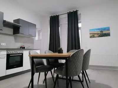 Küche/Küchenzeile in der Unterkunft estrella24 LIVING ROOMS Venedig