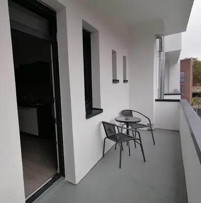 Ein Balkon oder eine Terrasse in der Unterkunft estrella24 LIVING ROOMS Venedig