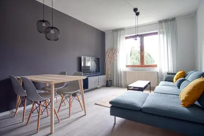Ein Sitzbereich in der Unterkunft HOMEFY - Family Apartment