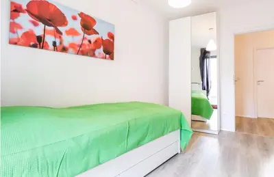 Ein Bett oder Betten in einem Zimmer der Unterkunft HOMEFY OLDTOWN APARTMENT - 6 people - 2 bath - balcony - top location