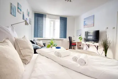 Ein Bett oder Betten in einem Zimmer der Unterkunft HOMEFY - Sleep & Relax Apartment