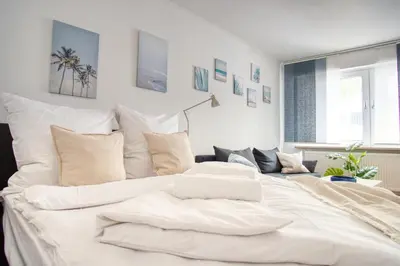 Ein Bett oder Betten in einem Zimmer der Unterkunft HOMEFY - Sleep & Relax Apartment
