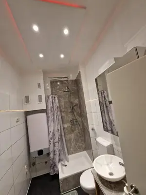 Ein Badezimmer in der Unterkunft Zentral Duisburg