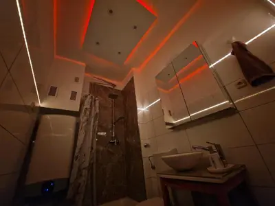 Ein Badezimmer in der Unterkunft Zentral Duisburg