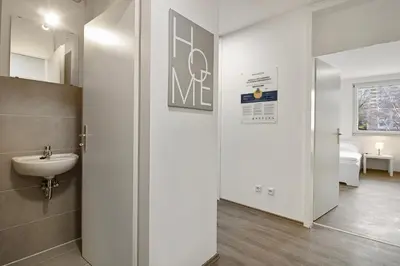 Ein Badezimmer in der Unterkunft Wuppertal Stay- Fitter Apartment