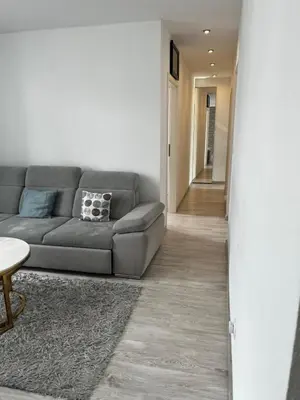 Ein Sitzbereich in der Unterkunft New York by D&J Apartments Altenessen Nord