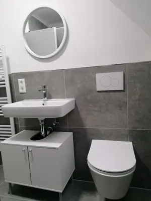 Ein Badezimmer in der Unterkunft estrella24 LIVING ROOMS Santiago