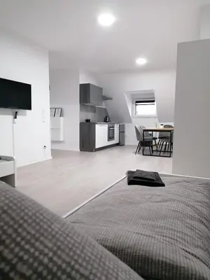 Küche/Küchenzeile in der Unterkunft estrella24 LIVING ROOMS Santiago