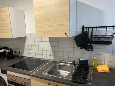 Küche/Küchenzeile in der Unterkunft Prima Service Appartement ,Ferienwohnung ,Apartment AVD4