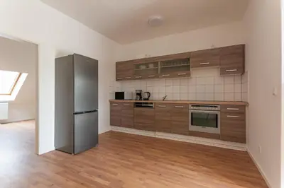 Küche/Küchenzeile in der Unterkunft T&K Apartments - DUISBURG - AREAL GOETHE 4 Zimmer Maisonetten mit Privatparkplätzen