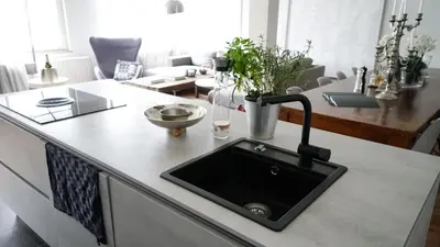 Grundriss der Unterkunft Boutique Loft Düsseldorf City für bis zu 6 Personen