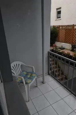 Ein Balkon oder eine Terrasse in der Unterkunft Ferienwohnung Hohenlimburg