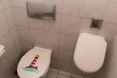 Ein Badezimmer in der Unterkunft Wohnen in einer Privatstrasse