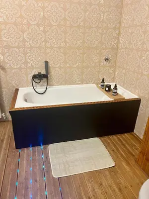 Ein Badezimmer in der Unterkunft Modernes Loft mit Whirlpool, Sauna & Billardtisch