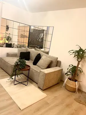 Ein Sitzbereich in der Unterkunft Modernes Loft mit Whirlpool, Sauna & Billardtisch