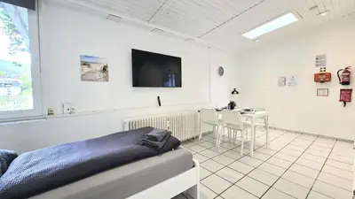 TV/Unterhaltungsangebot in der Unterkunft Modern 1-Room Apartment with Free Parking & Free Wi-Fi in Altena - ALT03