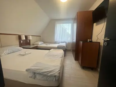 Ein Bett oder Betten in einem Zimmer der Unterkunft Monteur- und Urlaubsunterkünfte