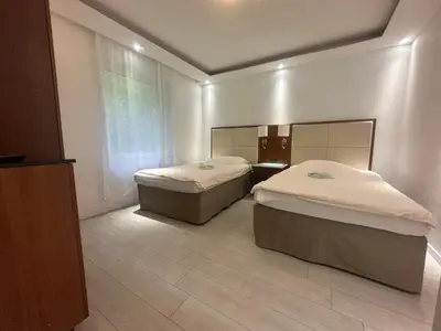 Ein Bett oder Betten in einem Zimmer der Unterkunft Monteur- und Urlaubsunterkünfte