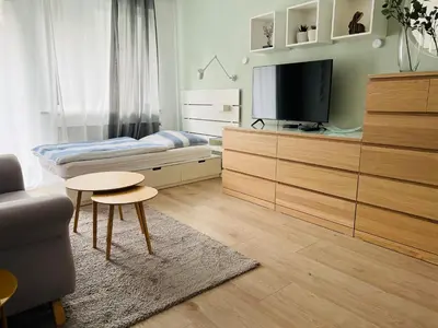 TV/Unterhaltungsangebot in der Unterkunft 1-2 Pers nur 0,3 km zur City von Wuppertal-modern