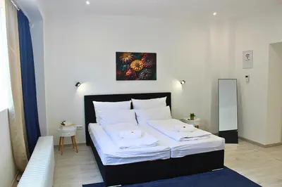 Ein Bett oder Betten in einem Zimmer der Unterkunft ruhrApartments - zentral - Nähe A40 - fastWIFI - für Paare und Geschäftsreisen