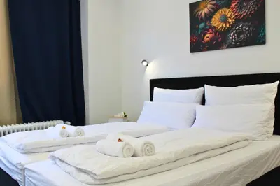 Ein Bett oder Betten in einem Zimmer der Unterkunft ruhrApartments - zentral - Nähe A40 - fastWIFI - für Paare und Geschäftsreisen