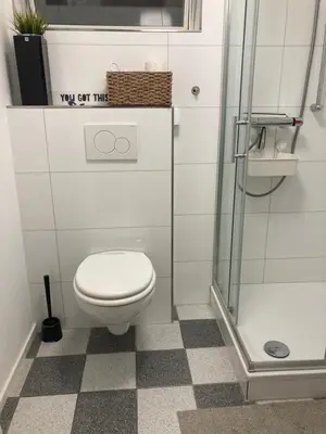 Ein Badezimmer in der Unterkunft Ferienwohnung Green Village