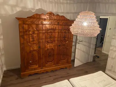Ein Bett oder Betten in einem Zimmer der Unterkunft Hygge Haltern