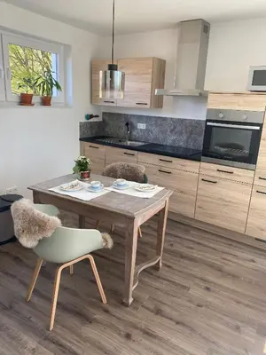Küche/Küchenzeile in der Unterkunft Hygge Haltern