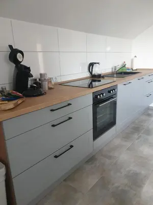 Küche/Küchenzeile in der Unterkunft Ferienwohnung Witten Gederbach