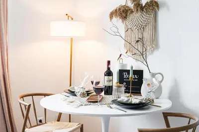 Getränke in der Unterkunft HOMEFY - Boho Studio