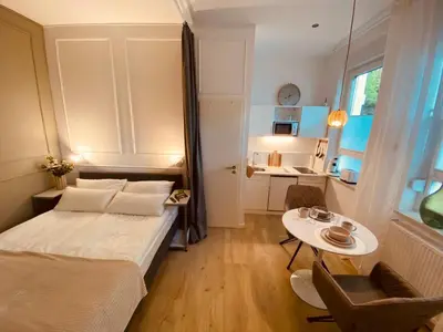 Ein Bett oder Betten in einem Zimmer der Unterkunft Studio 229